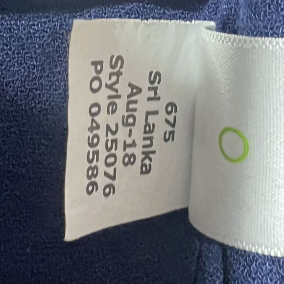 Lilly Pulitzer Jane Shift Dress 10 True Navy Gold Zipper Sleeveless Embroidered - Picture 11 of 12